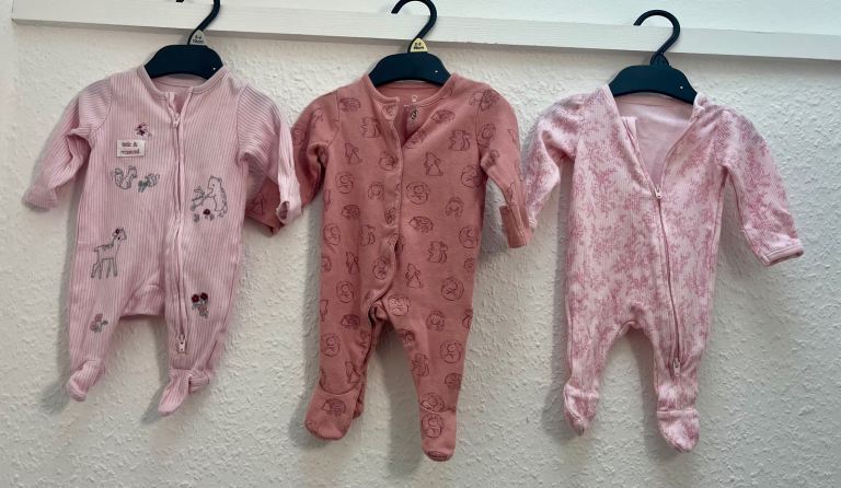 Newborn Baby Girls Pink Bundle ~ Little Nutmeg & Mothercare