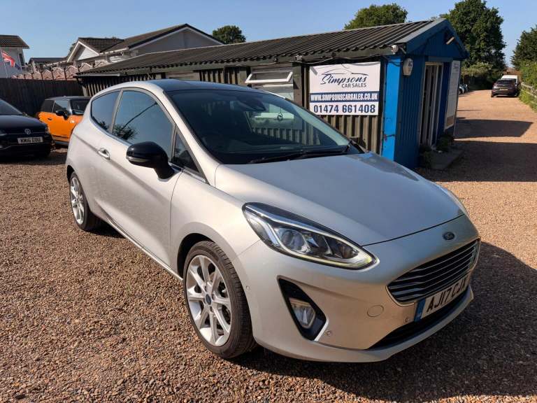 FORD FIESTA 1.5 TDCi Titanium Euro 6 (s/s) 3dr (silver) 2017