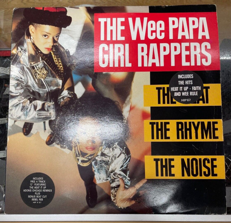 THE Wee PAPA GIRL RAPPERS The Beat The Rhyme The Noise Vinyl play tested 