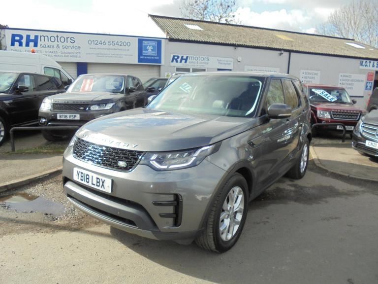 2018 Land Rover Discovery 3.0 TD6 SE Commercial Auto Grey Black leather Towbar NO VAT !!! PANEL V...