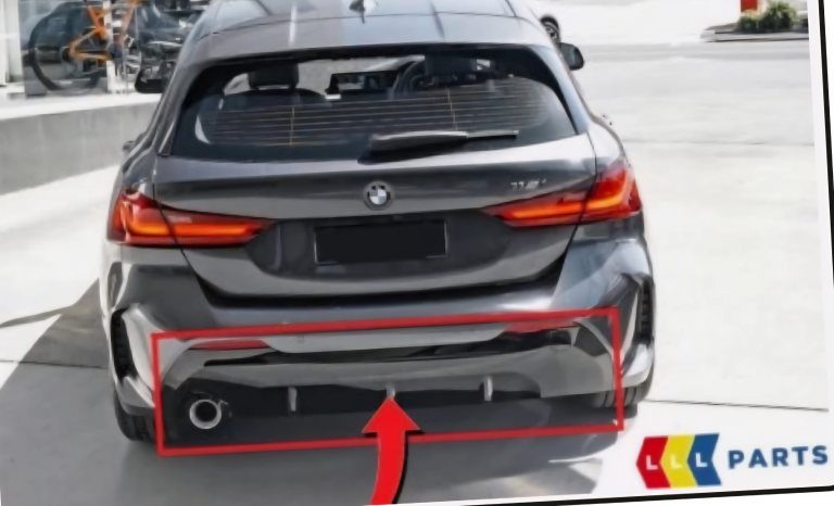 Bmw F40 1 series Genuine oem black rear diffuser 