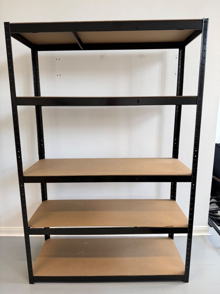 Shelving VRS black heavy duty metal 