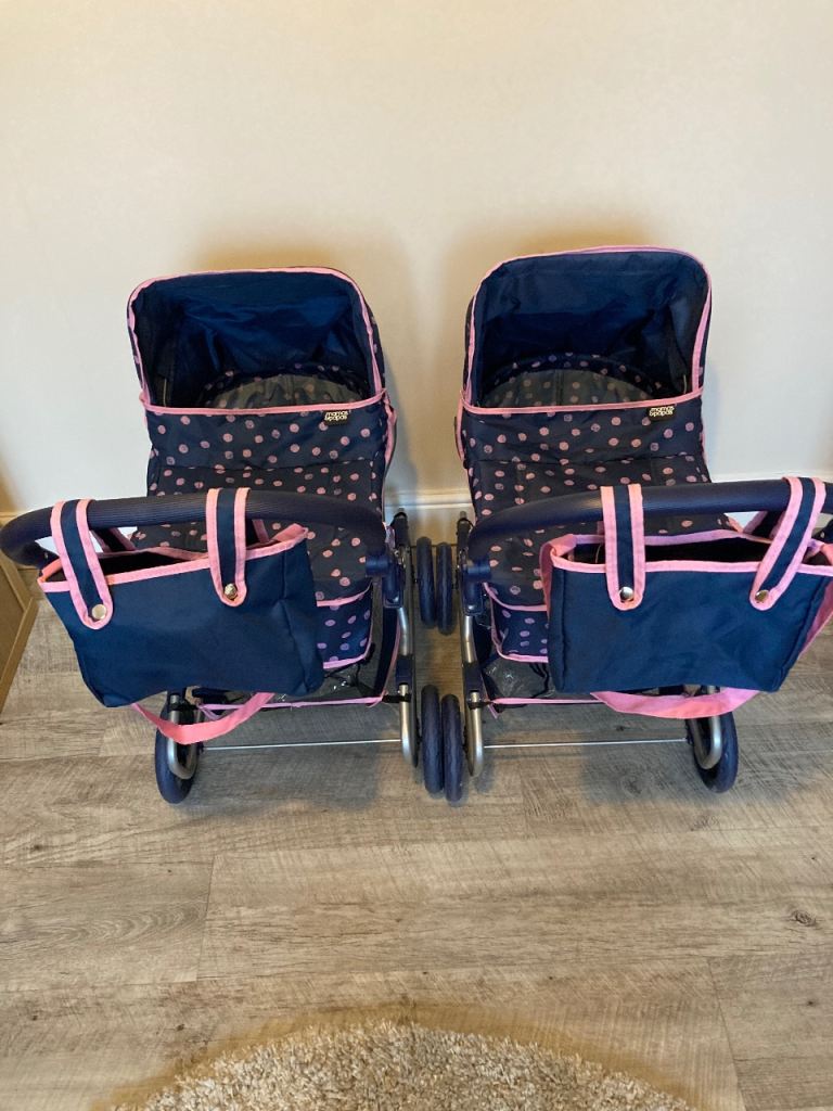 Two children’s Mama & Papas prams