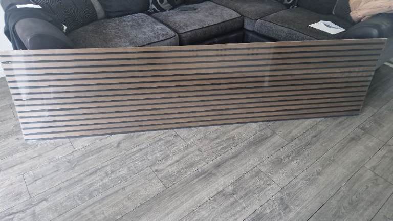 Long Wooden Panel/Headboard – Good Condition