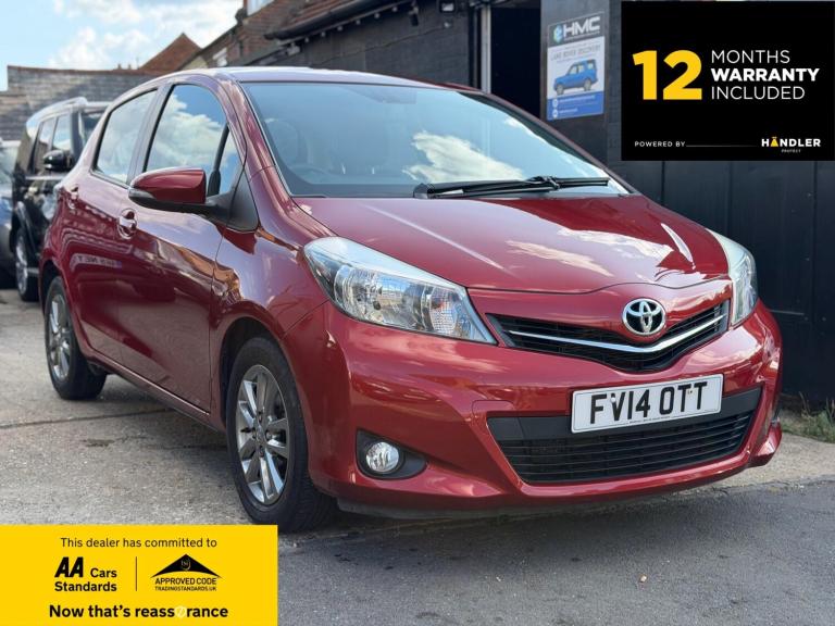 2014 Toyota Yaris 1.33 Dual VVT-i Icon Plus Euro 5 5dr HATCHBACK Petrol Manual