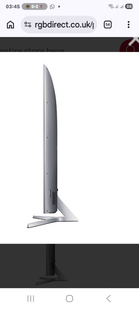 **Samsung UE55JS9000TXXU 55" 4K Curved Smart LED TV - For Spares/Repair **