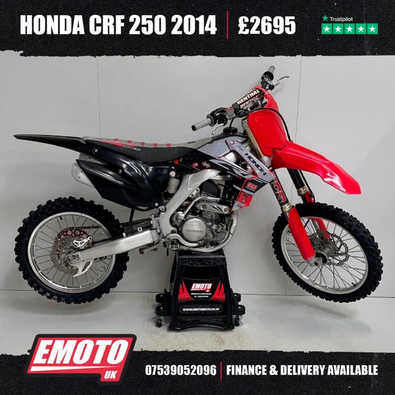 HONDA CRF 250 2014 Motocross Bike 250cc @EmotoUK - Finance Available