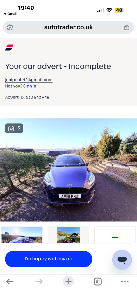 Ford fiesta, ST line ,5 door, Hatchback, 2018, Manual, 998 (cc), 5 doors, petrol