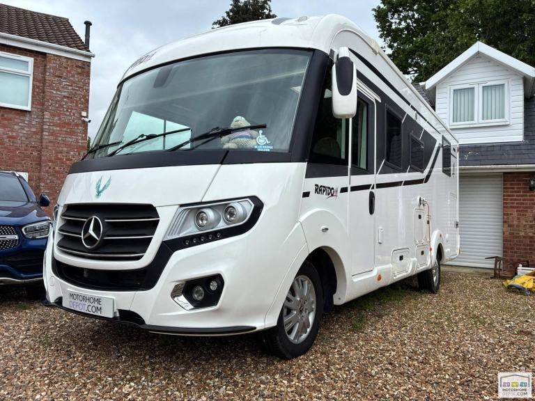2023 RAPIDO M96 S80 MERC 9 SPEED AUTO LARGE GARAGE 4 BELT 4 BERTH HAB AC 