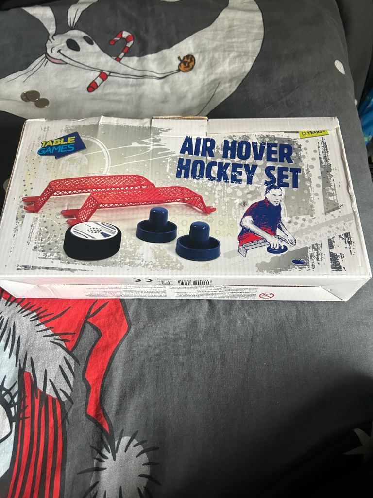 Vintage air hockey game 