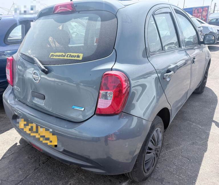 Breaking spare parts nissan micra k13 2012 - 2017 grey 