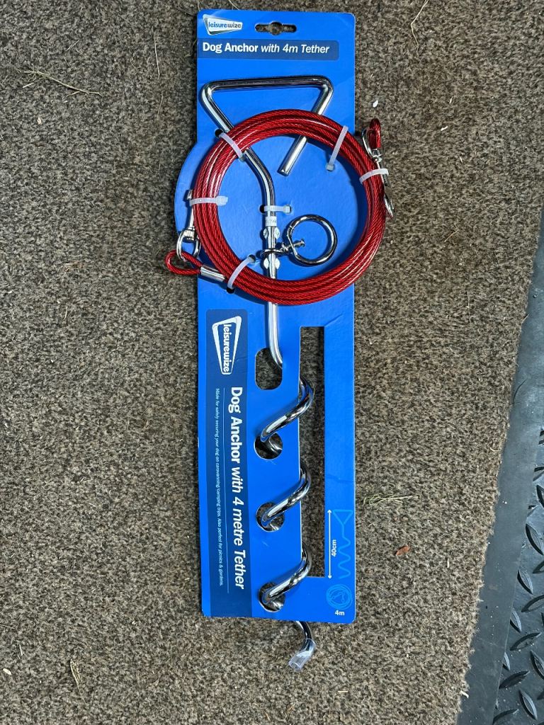 Dog Anchor with 4 mtr Tether