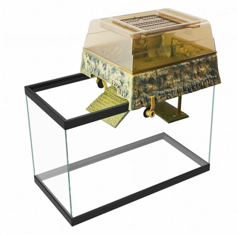 Turtle tank basking box 
