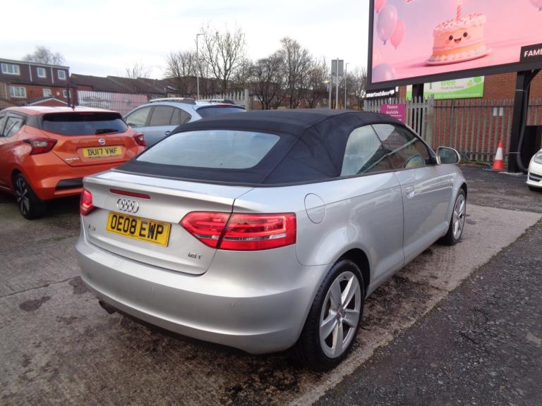 2008 Audi A3 1.8 T FSI Sport 2dr CONVERTIBLE Petrol Manual