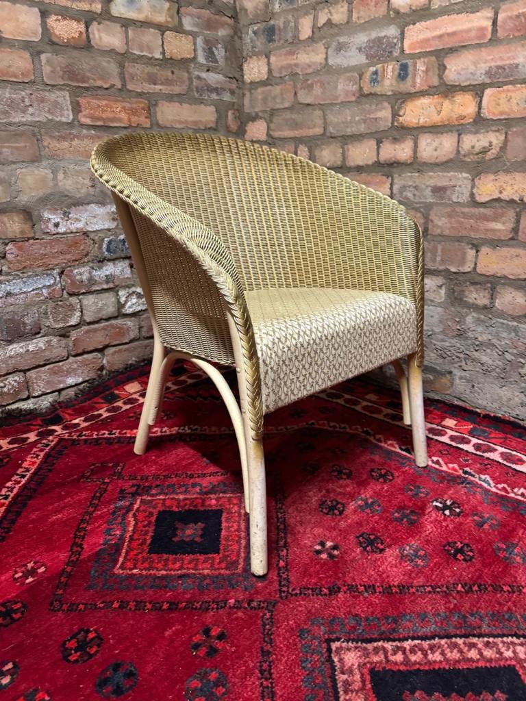 Vintage Lloyd Loom Wicker Chair 