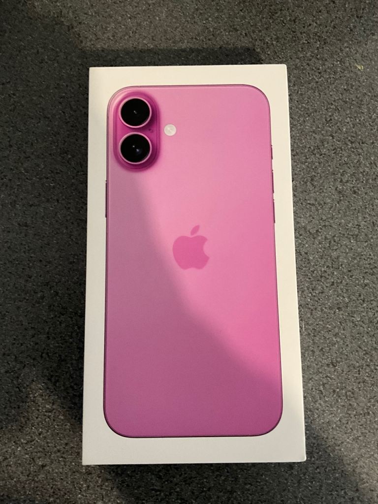 Iphone 16 plus 128gb pink 
