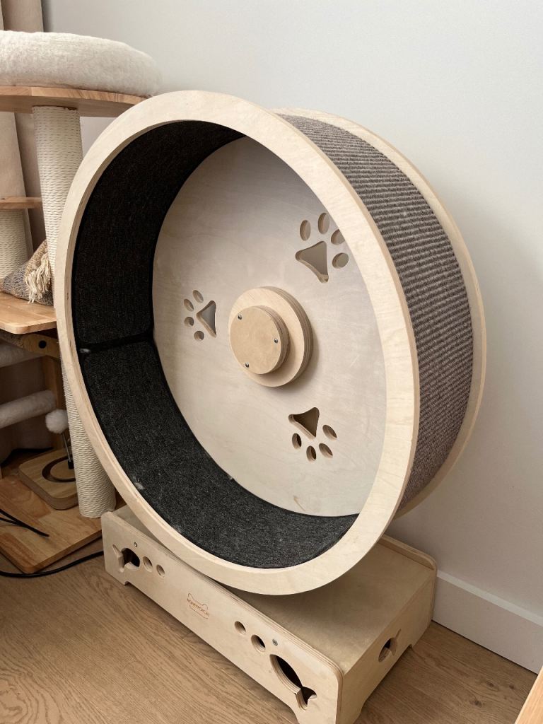 100cm (39 inch) Honey pot Cat Running Wheel with Detachable Carpet