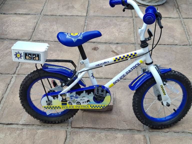 Childs Bike Apollo Police Patrol in amazing condition barley used