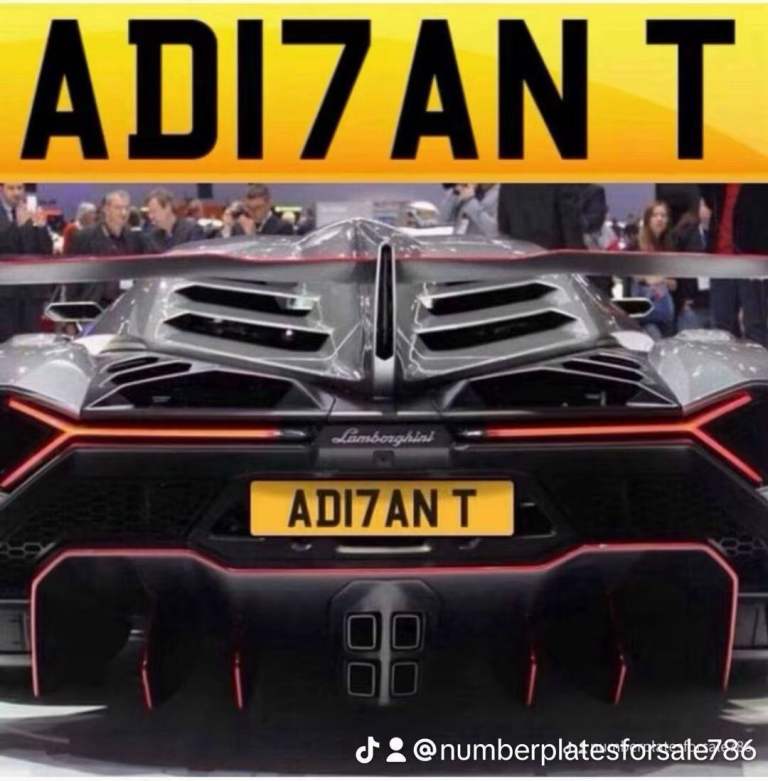 Adnan T private number plate