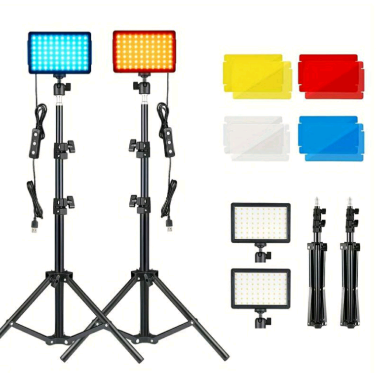 Dimmable 5600K USB Led Video Studio Streaming Lights