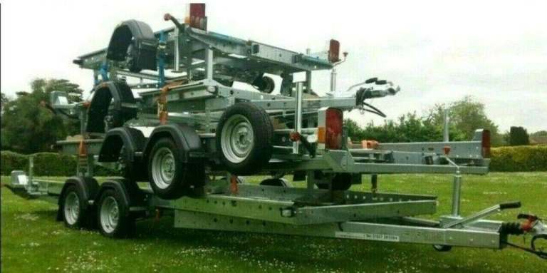 FLAT BED TRAILER 20 X 8 TOILET BALE FARM TILT BED RECOVERY CAR VAN TOW TINY HOUSE HOME