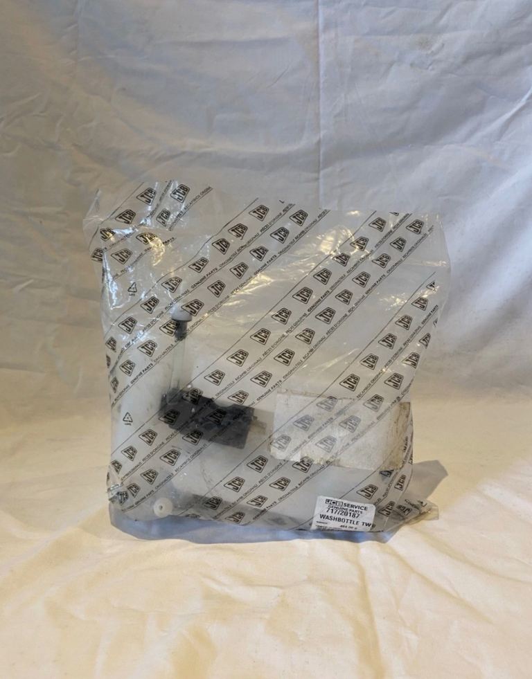 JCB washer bottle with twin pumps