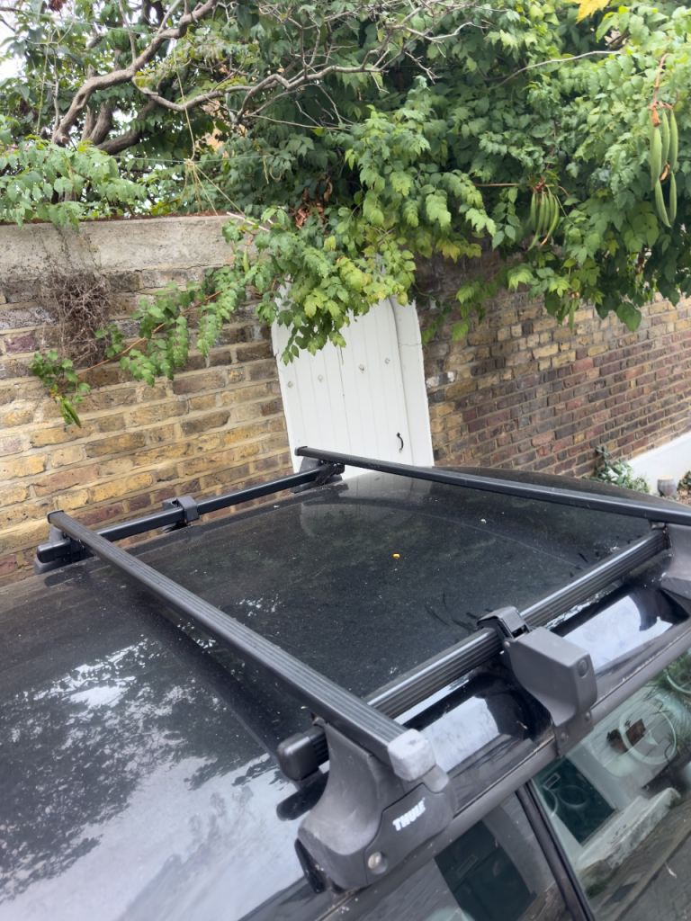 Thule SquareBar Evo System Roof Rack For Mini Inc Short Roof Adapter