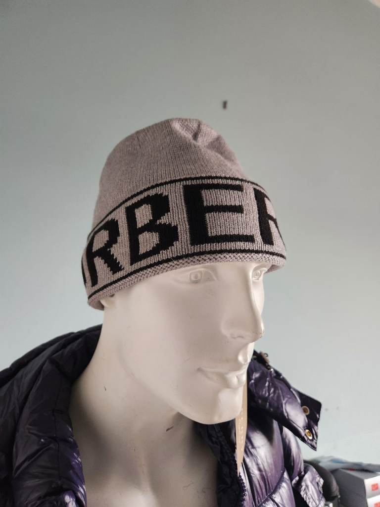 Burberry hat beanie grey 
