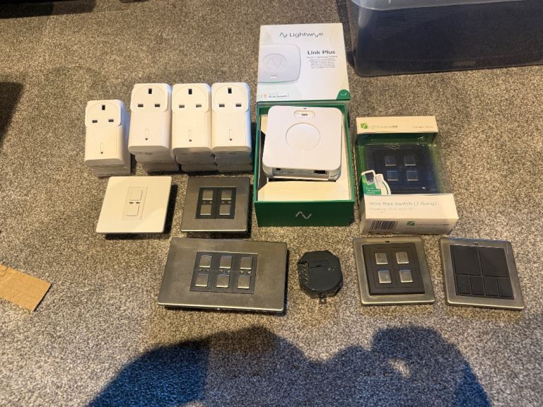 Lightwave RF Smart Lighting system components