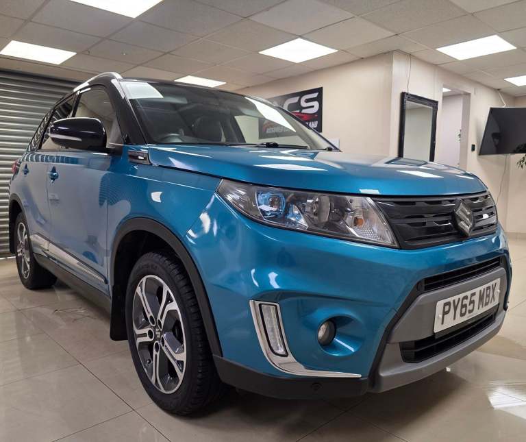 SUZUKI VITARA 1.6 SZ5 Blue Manual Petrol 2015 WARRANTY 12 MONTHS MOT