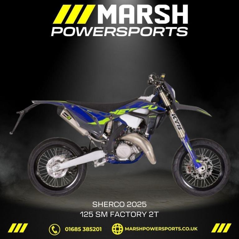 Sherco SM 125 Factory 2T 2025 - Sherco Main Dealer - Reserve Now!