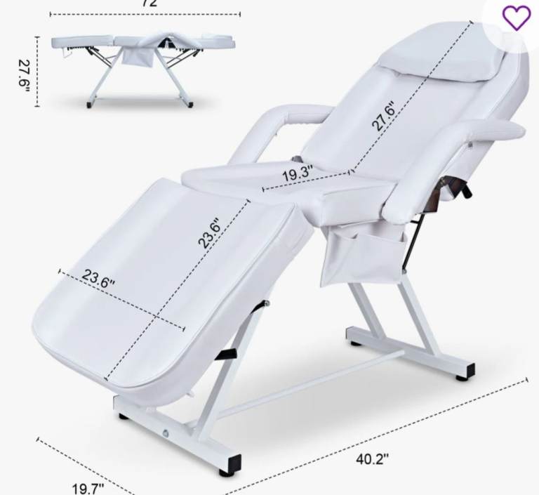 Beauty salon bed 