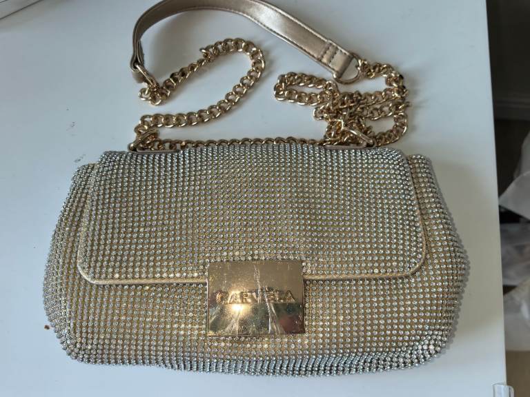 Carvela Sparkly Embellished Crossbody Bag – Brand New