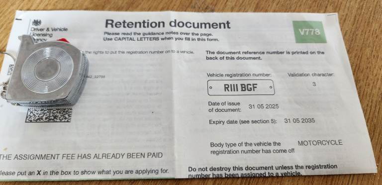 image for Private plate R111BGF 