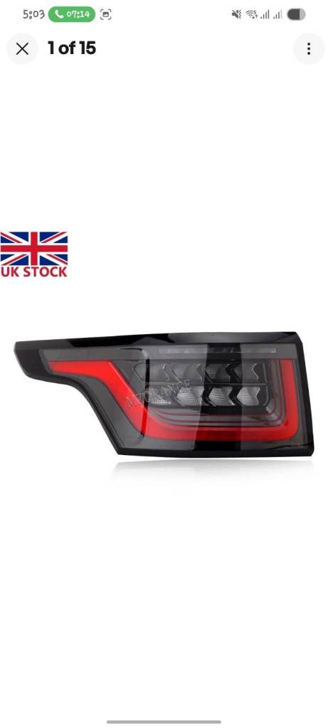 Range Rover Rear Lights