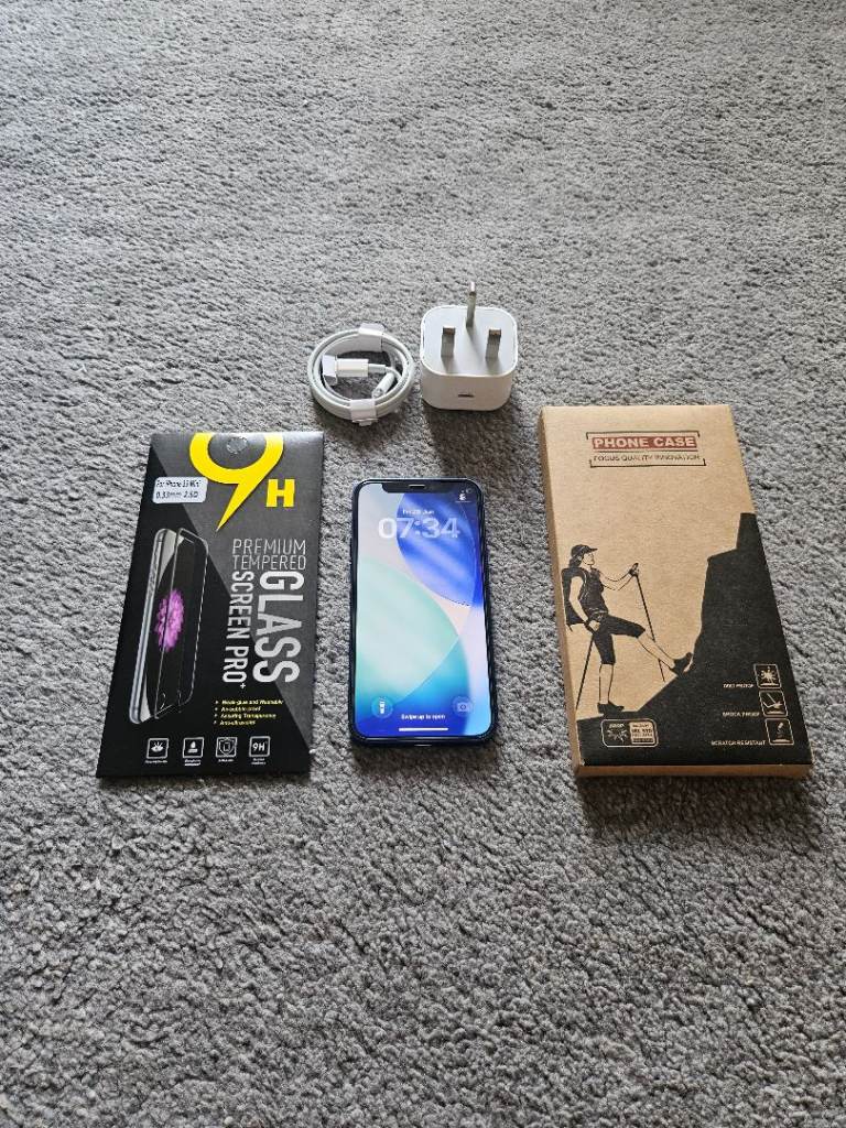 Iphone 12 Mini 5G Bundle 64GB Blue Warranty I Phone