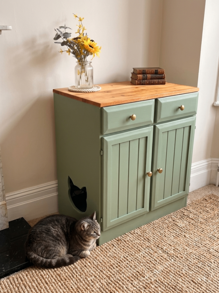 Say goodbye to messy, unsightly plastic litter trays!