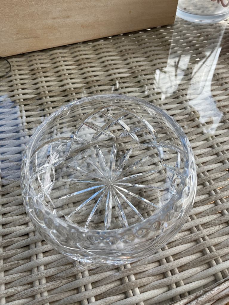 Tyrone cut glass bowl