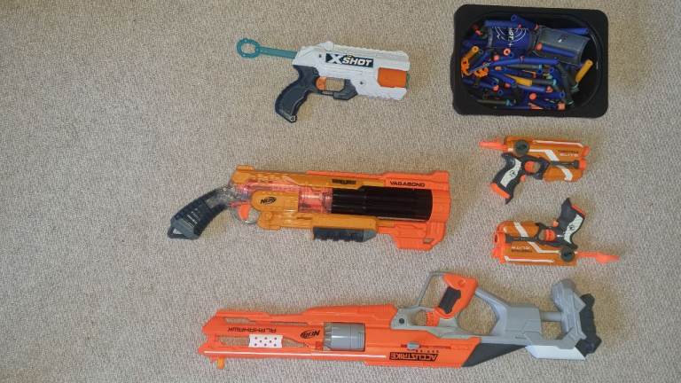 Mixed Nerf gun collection of 5