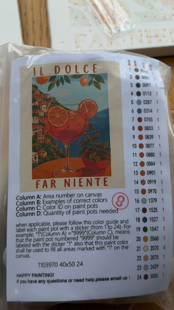 DIY Aperol In Italy Canvas Wall Art