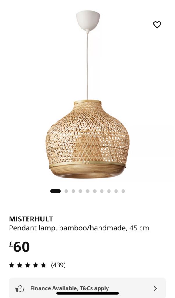 IKEA Misterhult Light Fixture