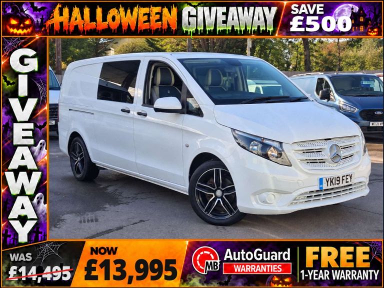 2019 Mercedes-Benz Vito 2.1 114 CDI BlueTEC Crew Van Double Cab 5dr Diesel Manual RWD L3 Euro 6 (...