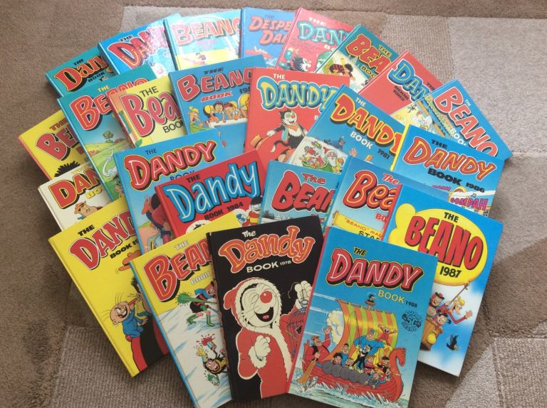 Beano & Dandy 52 Annuals from 1979 too 2005