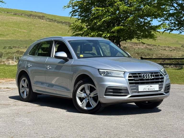 AUDI Q5 2.0 TDI Quattro Sport 5dr Auto, diesel, silver + Lovely car 2017