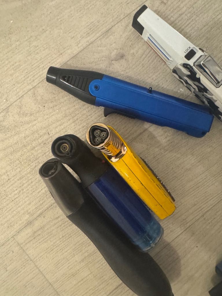 JOPPOO Torch Lighters - Set of 5, Good Condition, £7.00 for Sale