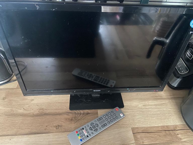Sharp LCD TV with Remote – Fair Condition