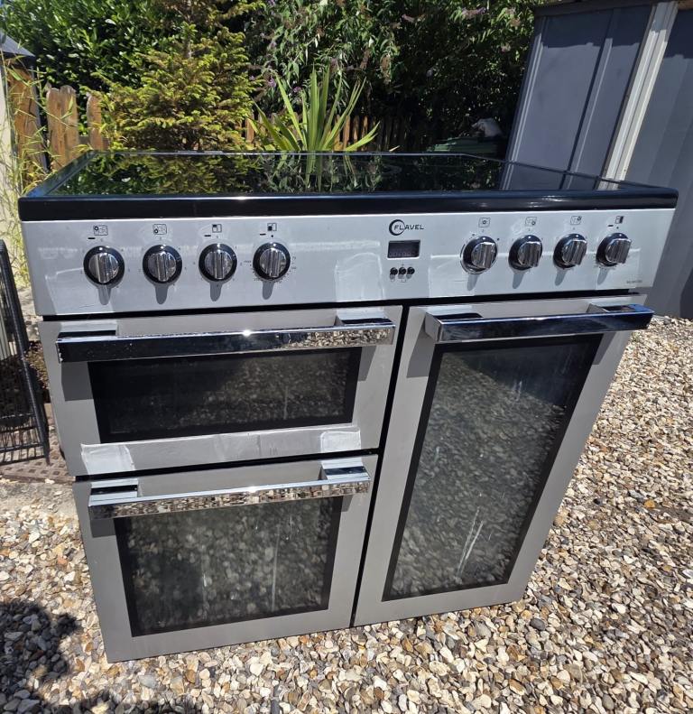 Flavel Freestanding Electric Range Cooker – Silver