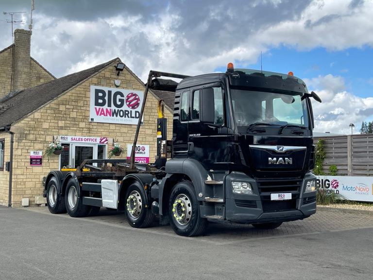 2018 MAN TGS 32.420 8X4 32TON HGV HOOK LOADER TRUCK LORRY Diesel white Automatic