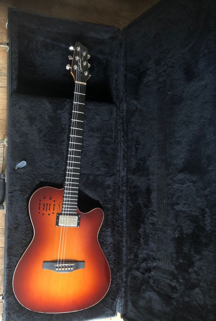 Godin A6 Ultra Cognac Burst (2019) electro/ acoustic guitar for sale