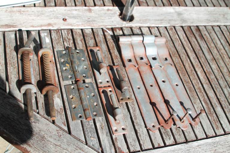 Galvanized / Stainless Steel Heavy Duty Gate Hinges / Gate Furniture & Code Locks. Bargain!